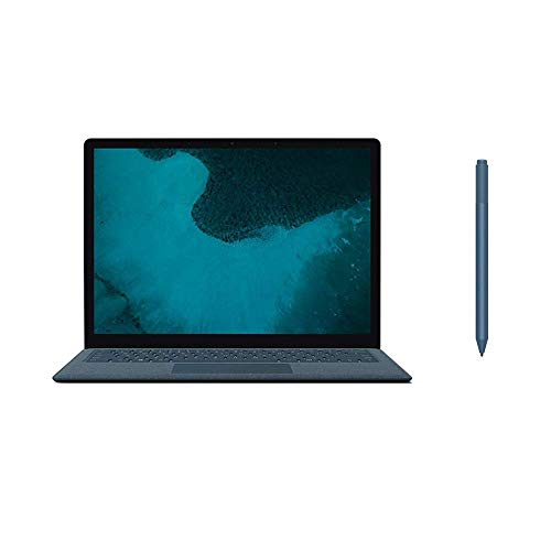 Microsoft Surface Laptop 2 Cobalt Blue 13.5" 2256x1504 Touchscreen PC, 8th Gen Core i5, Quad Core, 8GB RAM, 256GB SSD, Webcam, Bluetooth, Win 10 w/Ice Blue Surface Pen (Renewed)