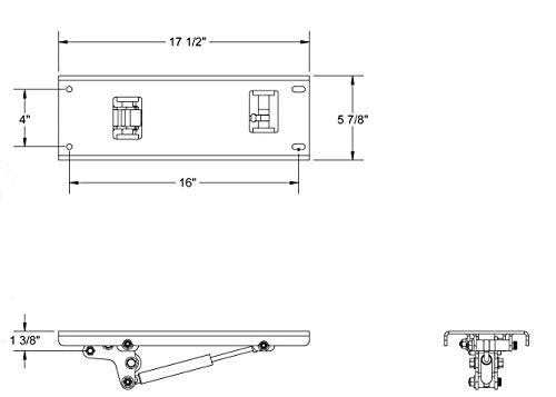 CM100 - Promountings Ceiling Mount for a 100LB Heavy Bag