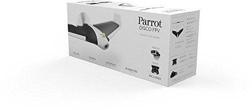 (Renewed) Parrot Disco FPV – Easy to fly fixed wing drone, up to 45 minutes of flight time, 50 mph top speed, FPV goggles