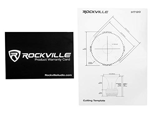 2 Rockville HT120 2" 360w Car/Pro Aluminum Horn Titanium Tweeters 2" Voice Coils
