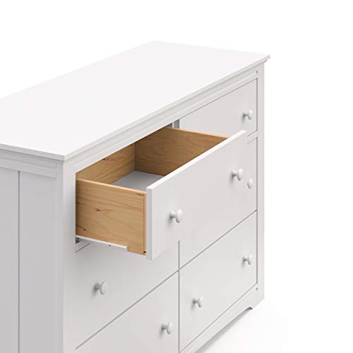 Storkcraft Graco Hadley 6 Drawer (White) Dresser