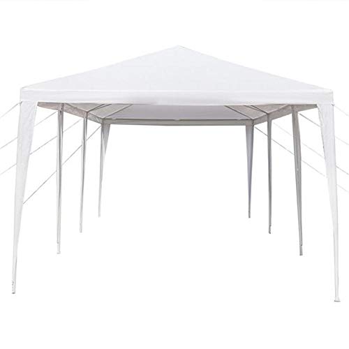 Lovinland 10' x 30' Outdoor Tent Party Canopy Tent, Patio Gazebo Sun Shelter with 5 Removable Sidewalls