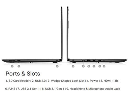 2019 Dell 14 inch Laptop Computer Quad-Core i5 1035G4 4GB DDR4 RAM 256GB SSD Windows 10