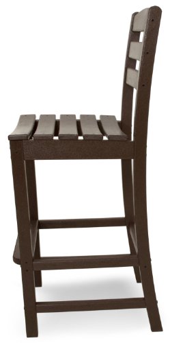 POLYWOOD TD102MA La Casa Café Bar Side Chair, Mahogany