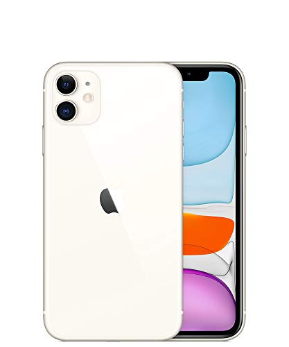 Apple iPhone 11, 128GB, White - For AT&T (Renewed)