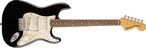 Squier by Fender Classic Vibe 70's Stratocaster Electric Guitar - Laurel Fingerboard - Black