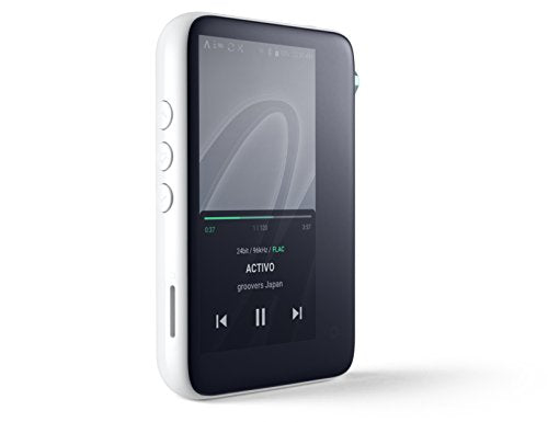 ACTIVO CT10 High Resolution Portable Music Player Wi-Fi 10 Hours of Playback Cool White