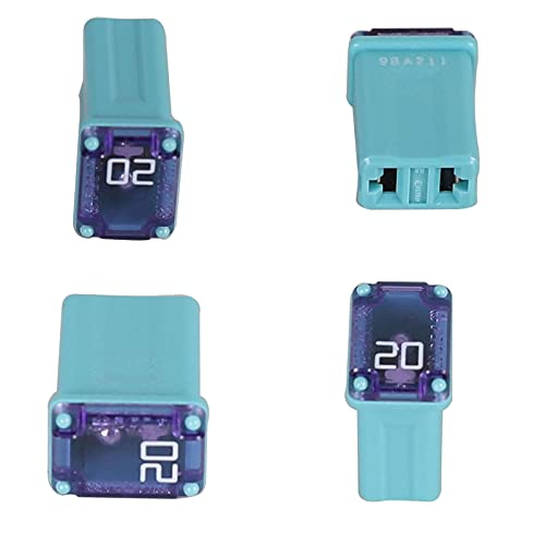 10 Pack 20 Amp Micro Cartridge Fuses, FMM Fuses MCASE Type Micro Cartridge Fuses