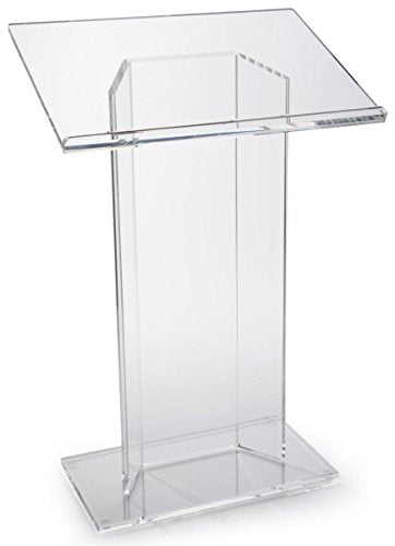Large Top Podium, Constructed of 3/4" Thick Acrylic, 48” Tall