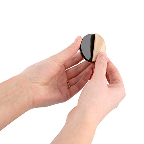 1" Dia Sorbothane Hemisphere Rubber Bumper Non-Skid Feet with Adhesive (100, 70 Duro)