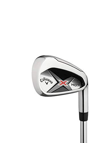 Callaway X HOT Iron Set 5-9, PW, AW (7-piece), Steel +1 Inch, Right-Handed, Stiff Flex