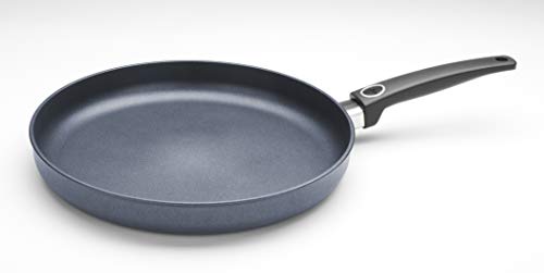 Woll W532DPIL Lite/Plus Diamond Reinforced Nonstick Scratch Resistant Cast Aluminum Induction Ready Fry Pan with Lid, 12.5-Inch, 12.5 Inch