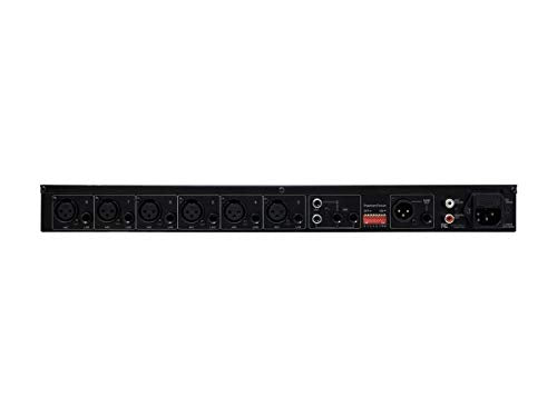 Monoprice 8-Channel 1U Mic Line Rack Mixer with Phantom Power