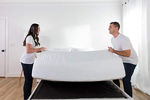 Degree 5 Dreamfit Bamboo Rich Naturally Cooling Sheet Set 100% Made in The USA (Blue, Split California King)