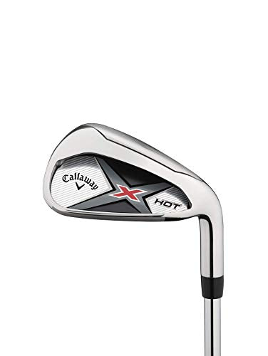 Callaway X HOT Iron Set 5-9, PW, AW (7-piece), Steel +1 Inch, Right-Handed, Stiff Flex