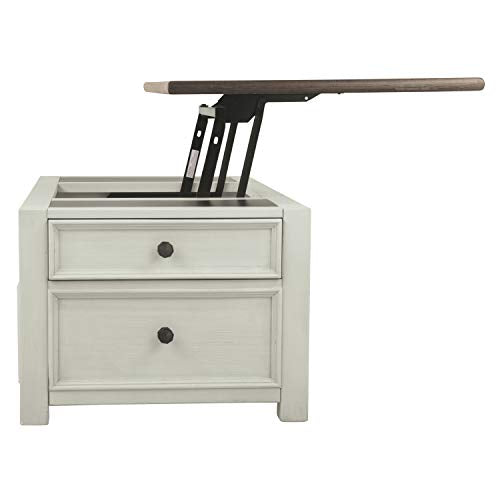 Signature Design by Ashley Bolanburg Lift Top Cocktail Table Two-tone