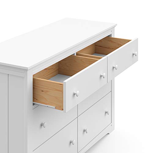 Storkcraft Graco Hadley 6 Drawer (White) Dresser