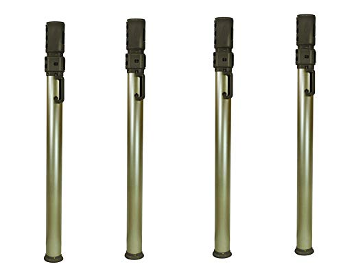 Plano 64-Inch Rod Case with 4.25" Diameter, Grey (Pack of 4)