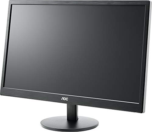 AOC E2470SWHE 24" Full HD 1920x1080 Monitor, TN, 5ms, HDMI (x2), VGA, VESA, EPEAT Silver