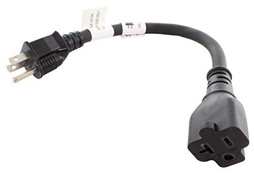 AC WORKS 15 to 20Amp 125Volt T-Blade Adapter (10PK-Flexible)