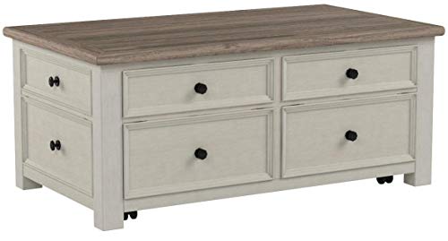 Signature Design by Ashley Bolanburg Lift Top Cocktail Table Two-tone