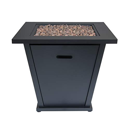 Bond Manufacturing 51843 28in Olivera Fire Table, Black
