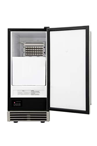 15" Freestanding or Built-in Ice Maker in Stainless Steel