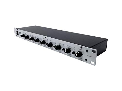 Monoprice 8-Channel 1U Mic Line Rack Mixer with Phantom Power