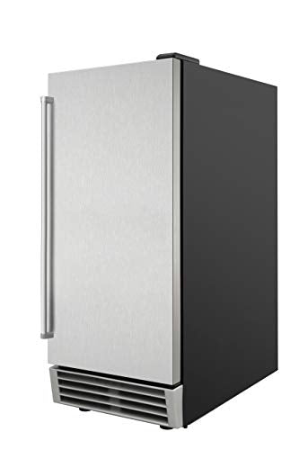 15" Freestanding or Built-in Ice Maker in Stainless Steel