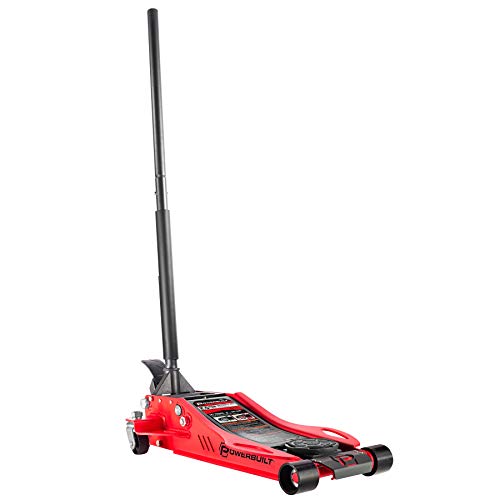 Powerbuilt 240076 Low Profile Fast Lift Floor Jack (2.5 Ton), 1 Pack