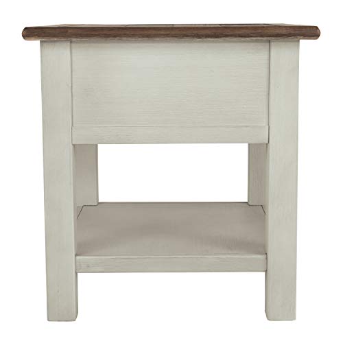 Signature Design by Ashley Bolanburg Rectangular End Table Two-tone