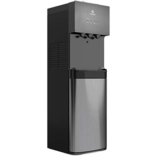 Avalon A5BLK Self Cleaning Bottleless Water Cooler Dispenser, UL/Energy star, NSF certified Filters, Black Stainless Steel, full size