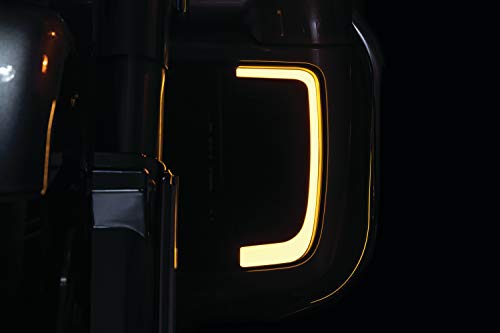 Kuryakyn 5064 Motorcycle Lighting Accessory: Tracer LED Running Light/Turn Signal Fairing Lower Grills for 2014-20 Harley-Davidson Motorcycles, Satin Black, 1 Pair