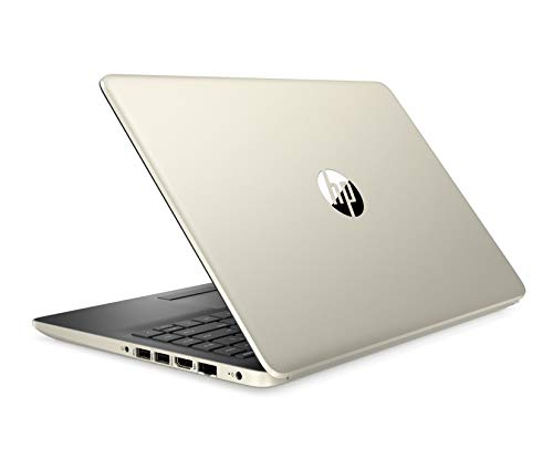 Newest HP Slim 14" HD Premium Business Laptop | AMD Ryzen 3 3200U Dual-Core up to 3.5GHz | 4GB RAM | 128GB SSD | AMD Radeon Vega 3 Graphics | USB-C | HDMI | GbE LAN | WiFi | Windows 10 | Gold