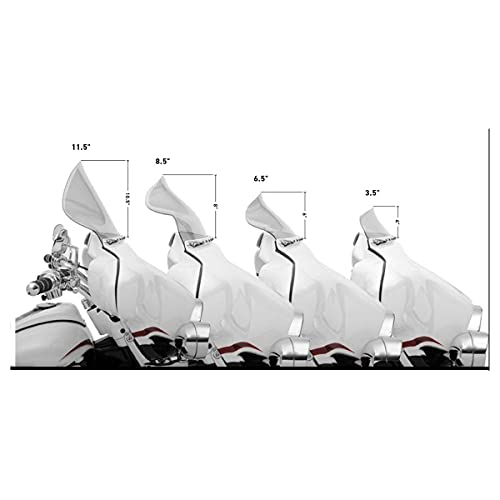Klock Werks Flare for 1996-2013 FLH (6.5" Dark Smoke)