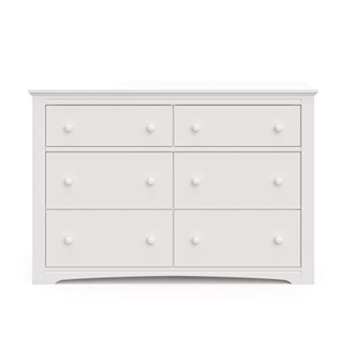 Storkcraft Graco Hadley 6 Drawer (White) Dresser