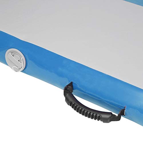 MELCHEF 10ft/13ft/16ft/20ft Air Track Tumble Mat Inflatable Gymnastics Mat Tumble Track Air Track Mat Air Track Floor Mats with Electric Air Pump Home Use/Training