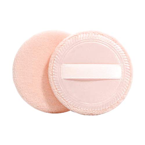 MJcoffee 2Pcs Facial Beauty Sponge Powder Puff Cosmetic Tool Round Applicator Pads For Face Foundation Makeup