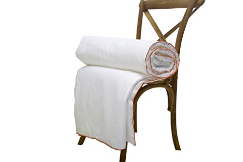 Silk Camel Luxury Allergy Free Comforter Filled with 100% Natural Long Strand Mulberry Silk for Fall/Autumn - King Size