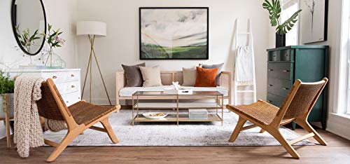 Unique Loom Aberdeen Collection Tone-on-Tone Traditional Textured Vintage Gray Area Rug (8' 0 x 10' 0)