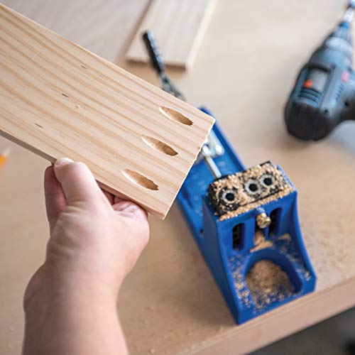Kreg Jig K4 Master System with Micro Drill Guide Block and 100 Count Self Tapping Pocket Hole Screws