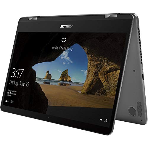 2019 ASUS Zen-Book Flip 14" FHD Touchscreen 2-in-1 Laptop Computer, 8th Gen Intel Quad-Core i7-8550U Win-10 Pro