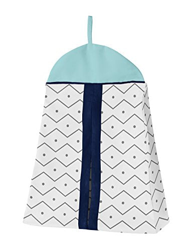 Navy Blue and Green Modern Dinosaur Baby Boys or Girls 11 Piece Crib Bedding Set