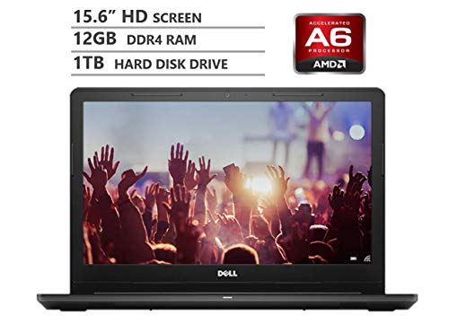 Dell Inspiron 15.6" HD LED-Backlit Screen Laptop 1TB Hard Disk Drive HDMI 802.11b/g/n Bluetooth 4.0 Win10 Home Black