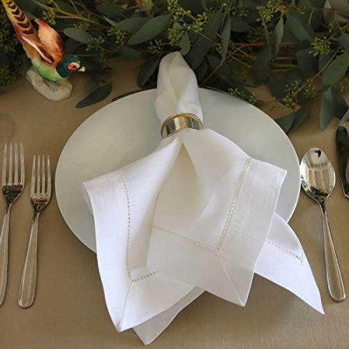 Huddleson Camel Gold Pure Linen Tablecloth 72x72 Square