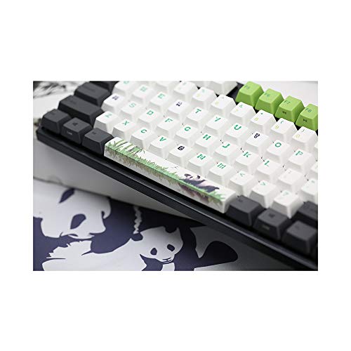 Varmilo 87 Key Cherry Brown Mx Switches Panda PBT Keycaps Dye Sublimation Printing White LED Lights Mechanical Gaming Keyboard