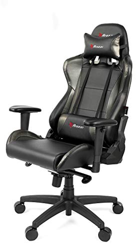 Arozzi Verona Pro V2 Premium Racing Style Gaming Chair W/ High Backrest, Recliner, Swivel, Tilt, Lumbar & Headrest Pillows Included