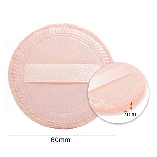 MJcoffee 2Pcs Facial Beauty Sponge Powder Puff Cosmetic Tool Round Applicator Pads For Face Foundation Makeup