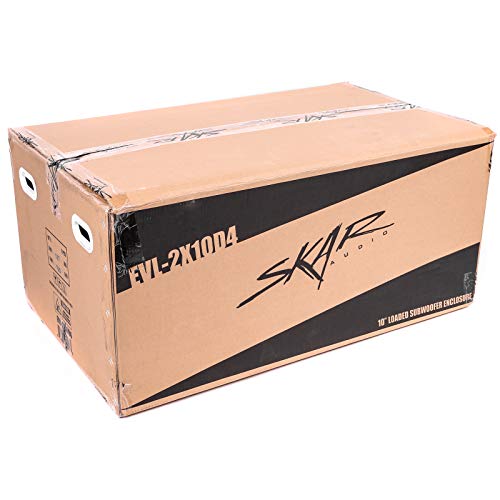 Skar Audio Dual 10" 4000W Loaded EVL Series Vented Subwoofer Enclosure | EVL-2X10D4