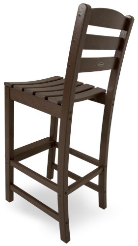 POLYWOOD TD102MA La Casa Café Bar Side Chair, Mahogany